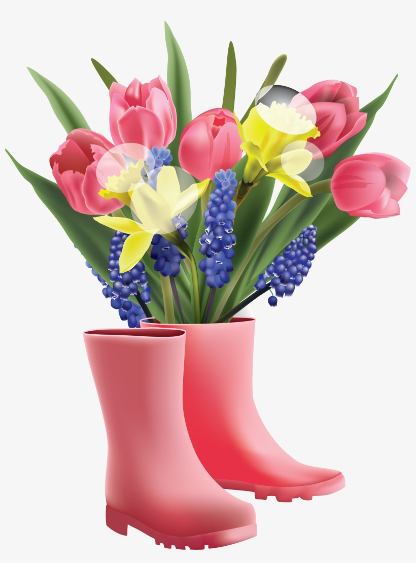 Flower Bouquet Clip Art - Открытки 8 Марта Кошки, transparent png #9697036
