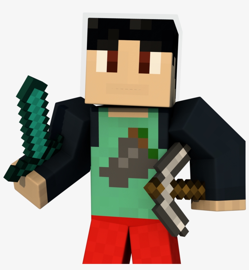 Minecraft Render - Hatchet, transparent png #9697204