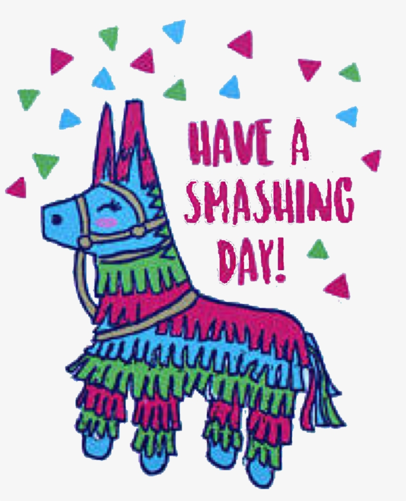 #pinata #llama #pow #freetoedit - Mexican Birthday Cards, transparent png #9697457