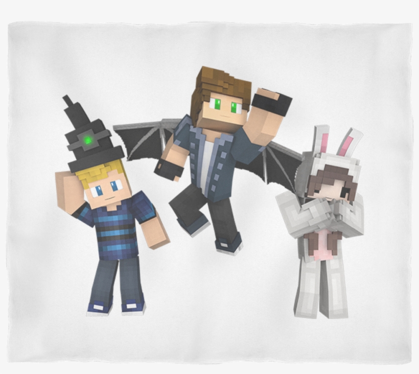 Minecraft Fleece Blanket Laby Mod Skin D2123 - Cartoon, transparent png #9697542