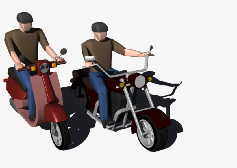 Two Wheelers - Scooter, transparent png #9698712