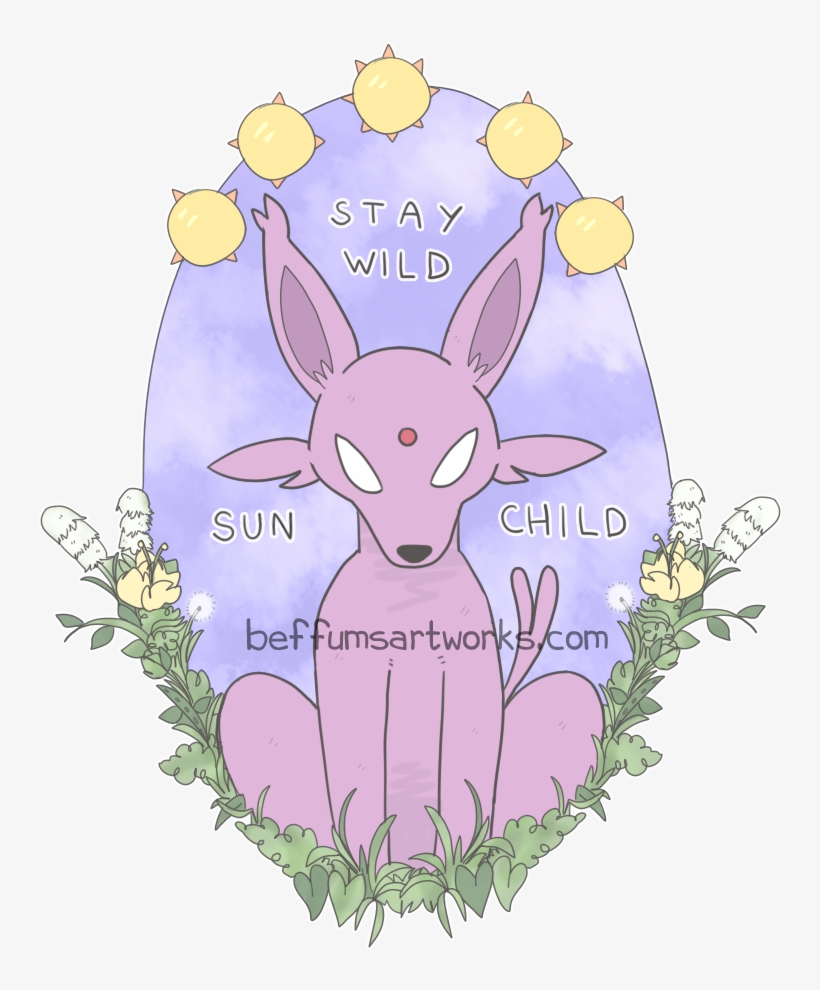 Stay Wild Sun Child [a5 Print] - Moon, transparent png #9698803