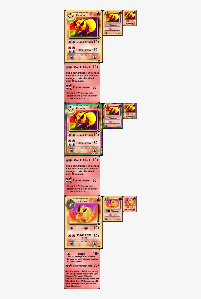 #136 Flareon - Dark Charizard, transparent png #9698852