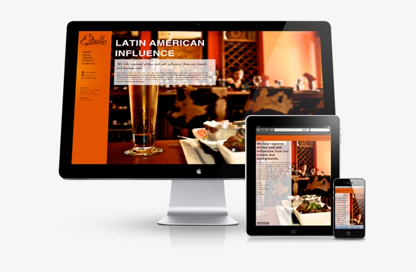 Mobile Friendly Restaurant Example Link - Responsive Design Restaurant, transparent png #9698925