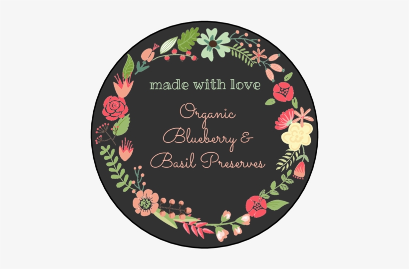 Ol350 - 2 - 5" Circle - "made With Love" Floral Wreath - Lds Missionary Quotes Floral, transparent png #970330