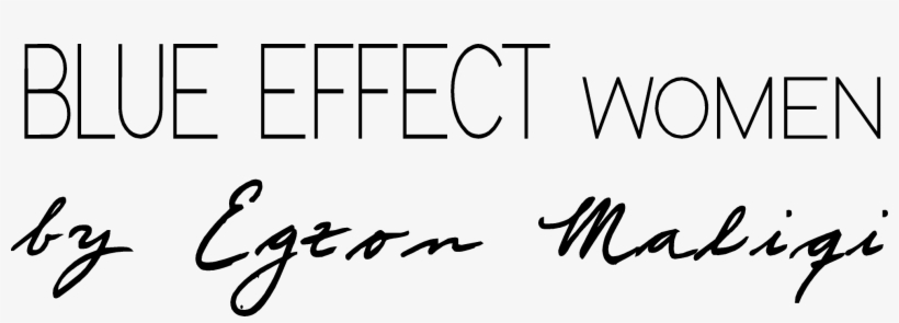 Blue Effect Woman By Egzon Maliqi - Design, transparent png #970923