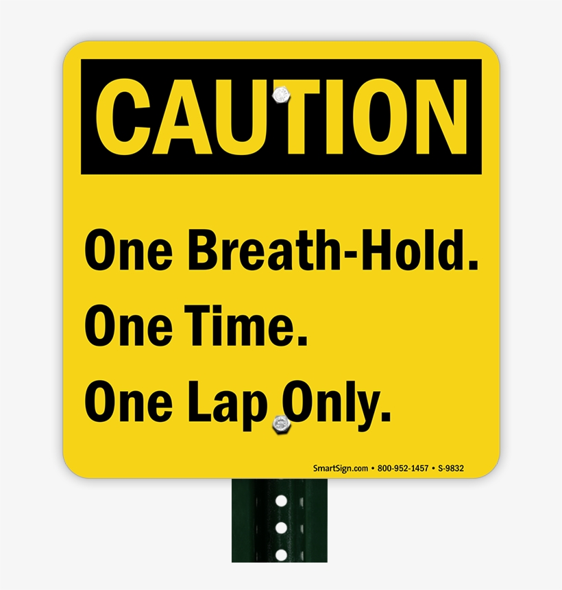 Caution Pool Sign - Caution Sign, transparent png #971056