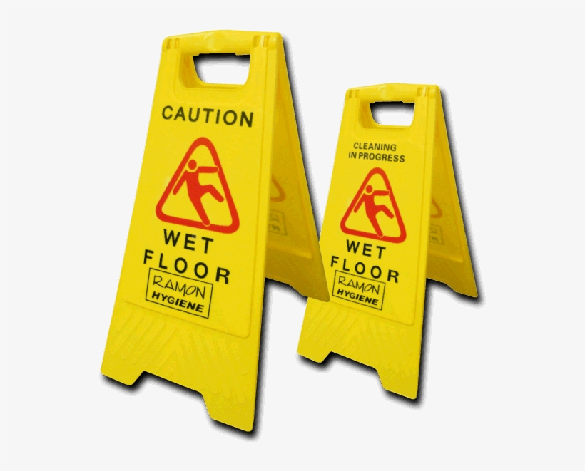 Safety Products - Wet Floor Caution Sign, transparent png #971327