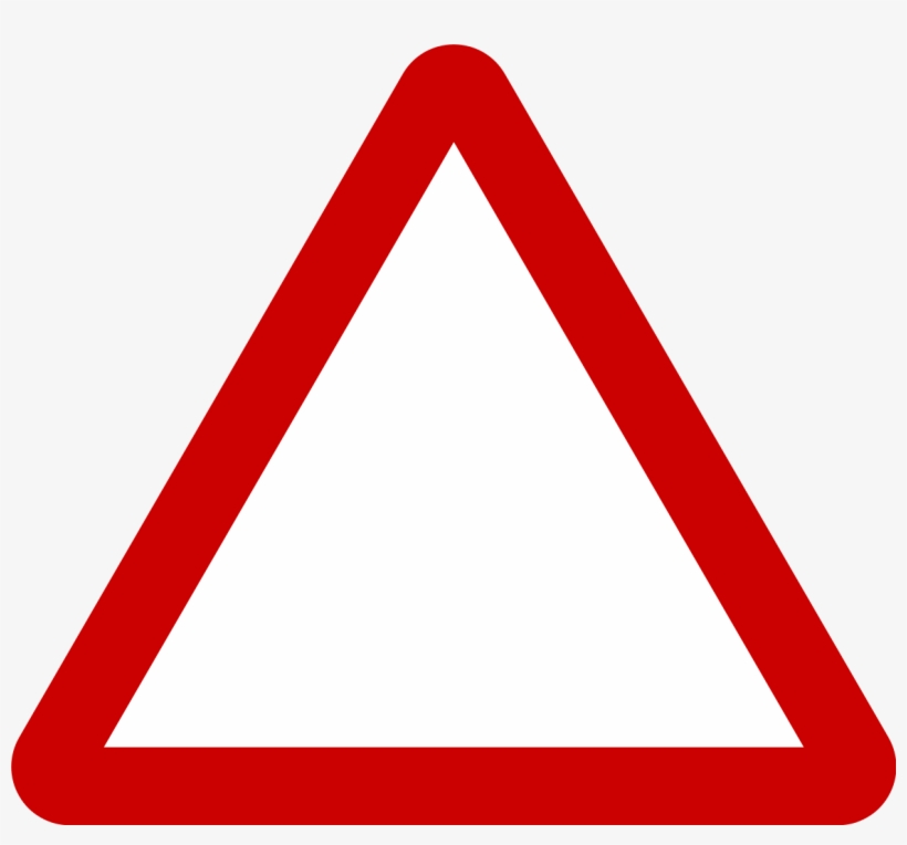 Triangle Warning Sign - Warning Triangle Vector Black, transparent png #971448