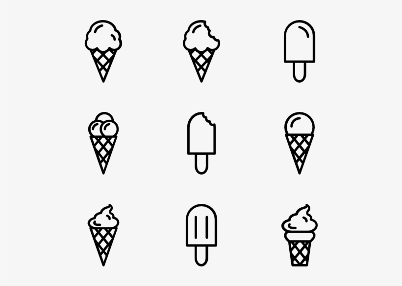 Ice Cream - Ice Cream Icon Png, transparent png #971452