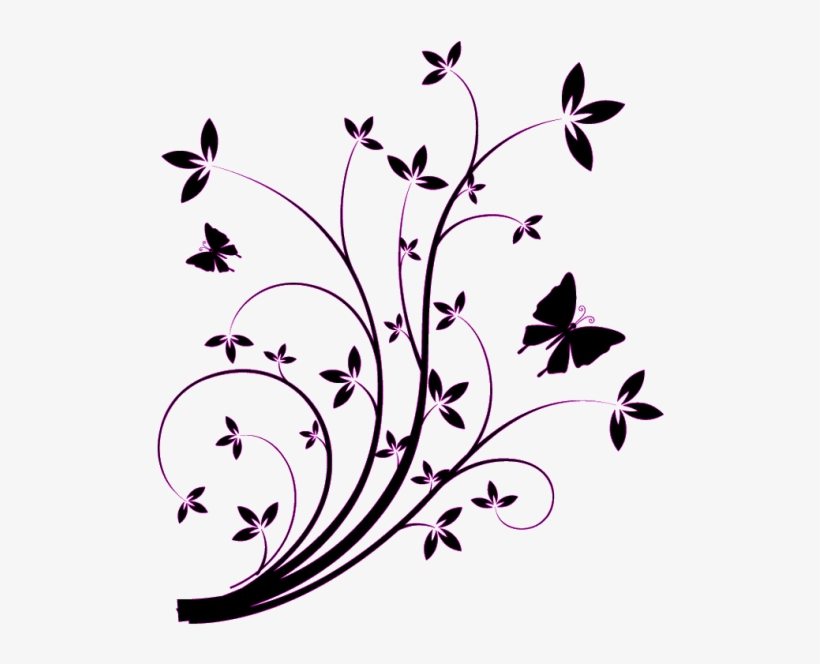 Veja Mais Pngs - Wall Painting Designs Butterfly, transparent png #971475