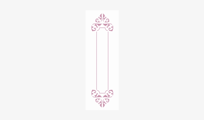 Stencil Moldura Bastão - Stencil, transparent png #971830