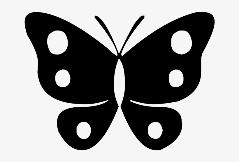 Silhouette Butterfly 009 By Jassy2012 On Clipart Library - Brush-footed Butterfly, transparent png #972071
