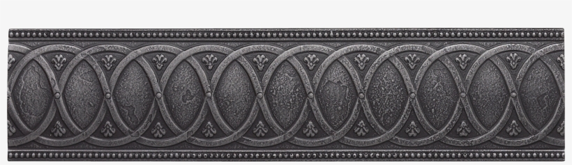 Dorset 3 X 12 Laurel Border Wrought Iron - Motif, transparent png #972381