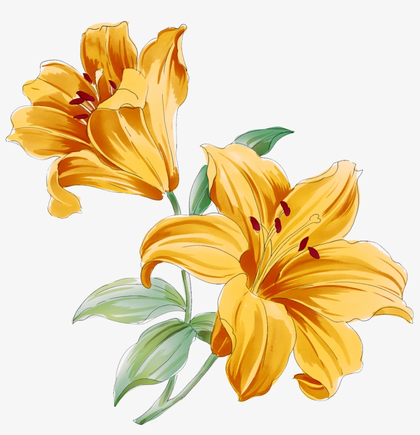 Flores Y Letras Para Decoupage - Yellow Flower Background Png, transparent png #972385