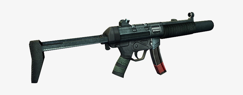 Silenced Submachine Gun - Silenced Smg Real Life, transparent png #972485