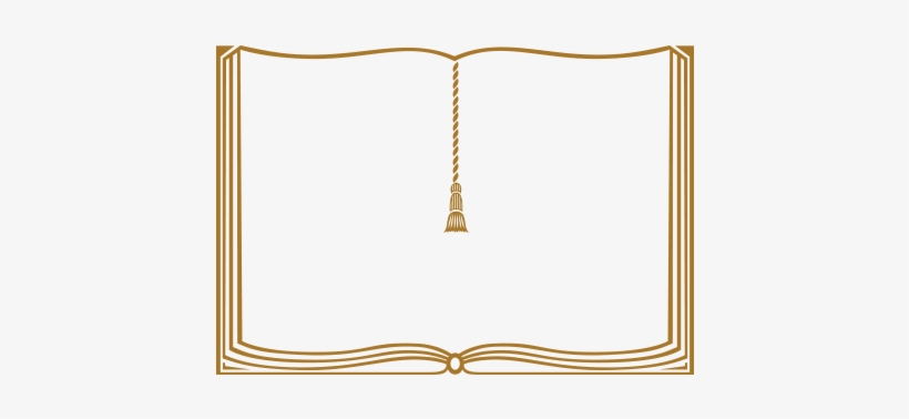 Bmd002 Border Book Gold - Border Line Gold Png, transparent png #972995