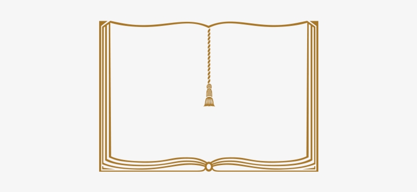 Bmd002 Border Book Gold - Border Line Gold Png, transparent png #972995