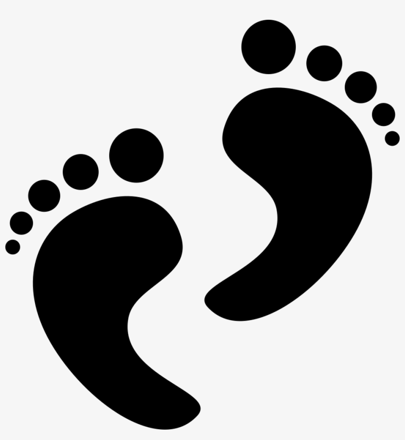 Footprints Comments - Feet Silhouette Clip Art, transparent png #973100