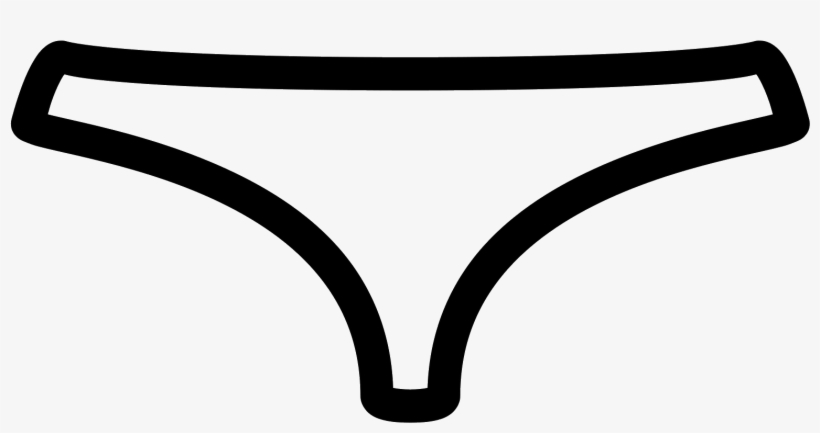 Png 50 Px - Black And White Thong Clipart, transparent png #973375