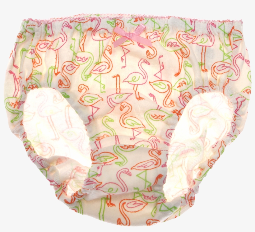 Girls' Flamingo Graphic Underwear - Undergarment, transparent png #973559