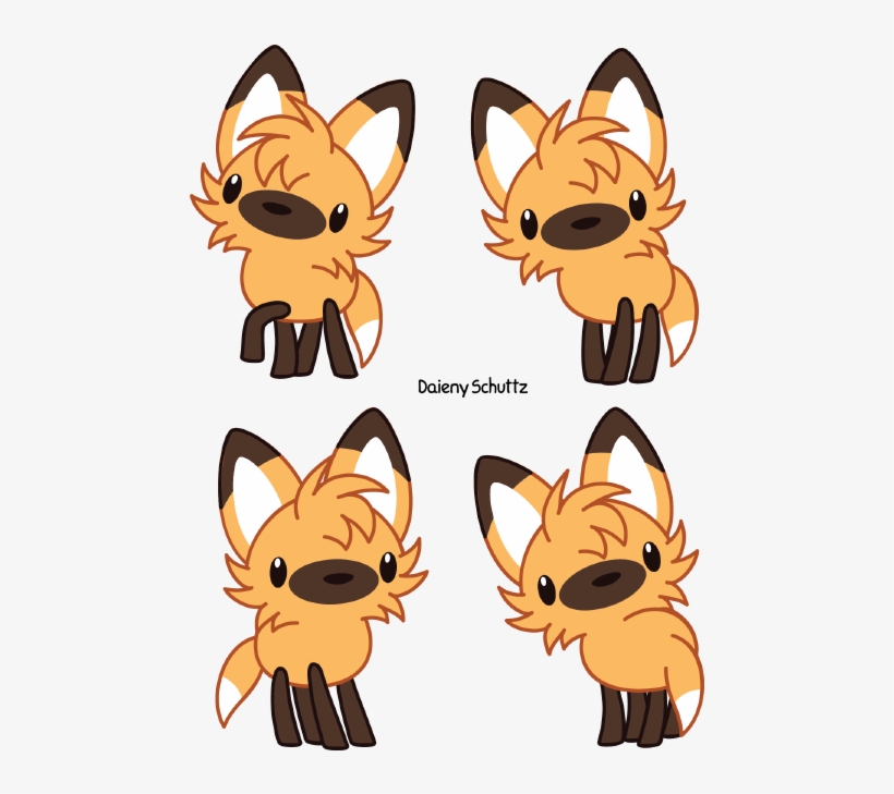 Aguara O Guara By Daieny Deviantart Com - Lobo Guará Kawaii, transparent png #973580