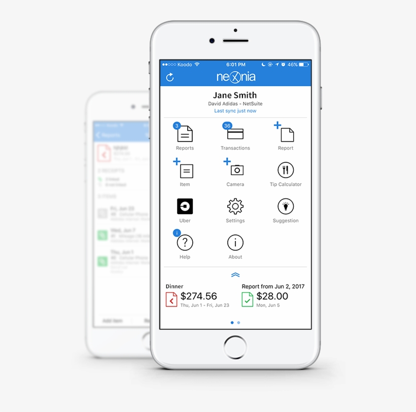 Nexonia Expenses - Iphone, transparent png #973728