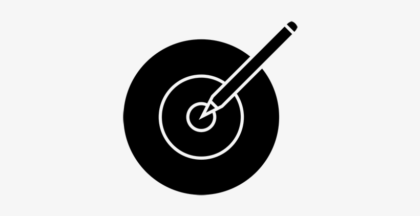Pencil On Concentric Circles - Pencil, transparent png #973855