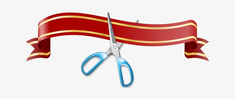 Ciinta Con Tijeras - Christmas Ribbon Png, transparent png #974431