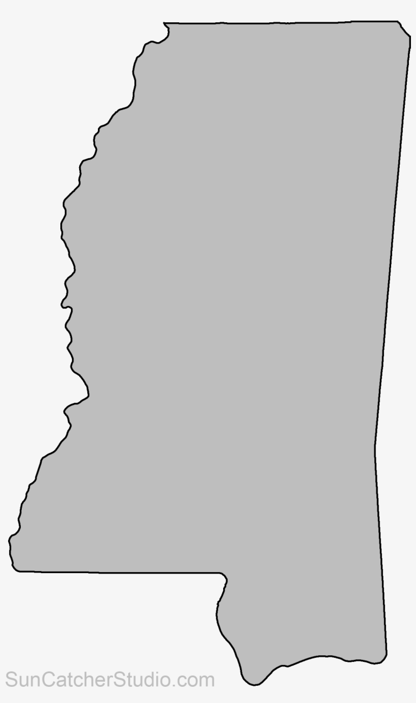 Map Outline, State Outline, Map Puzzle, Us States, - Mississippi Outline Png, transparent png #974670