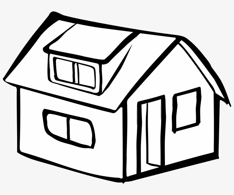 Blank Detached House Jpg Transparent Download - Blank Picture Of House, transparent png #974672