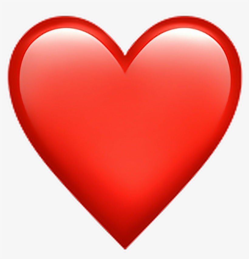 Red Heart Emoji Heart Emoji Emoticon Iphone Iphonee - Heart Emoji Png, transparent png #974722