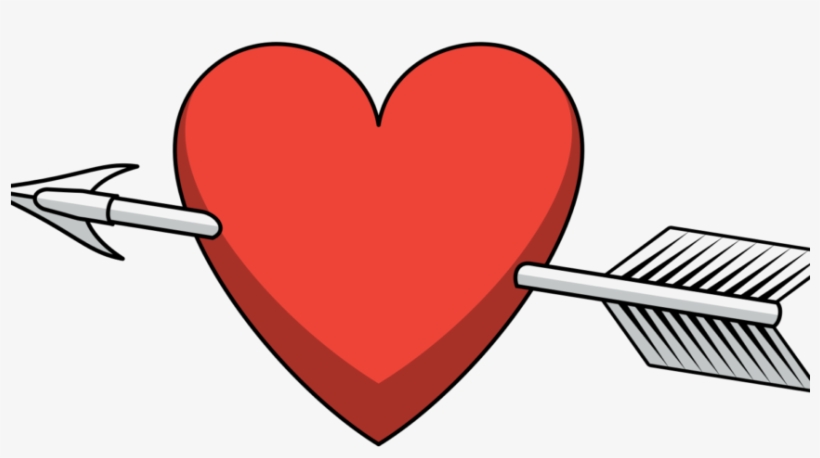 Heart With Arrow Png, transparent png #974773