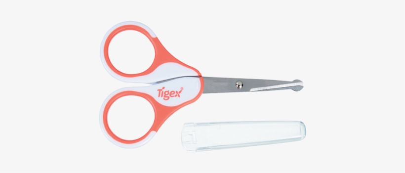 Tijeras Espatuladas Con Estuche - Coupe Ongle Bebe Tigex, transparent png #974859