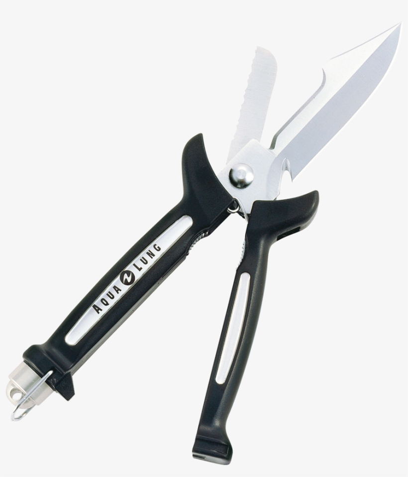 Cuchillo Tijeras Mediano - Couteau Cisaille Plongée, transparent png #974929