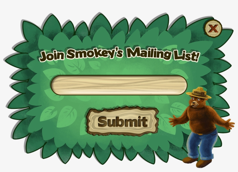 Ui Popups I Designed For The Smokey Bear Books App - Illustration, transparent png #975659