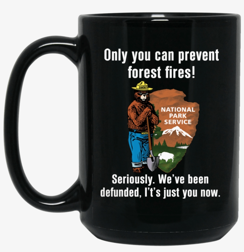 Smokey Bear Only You Can Prevent Forest Fires - Seriously We've Been Defunded - Tanktop Woman, transparent png #975682