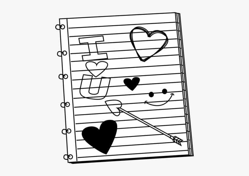 Black And White Valentine - Valentine Day Clip Art Black And White, transparent png #975686