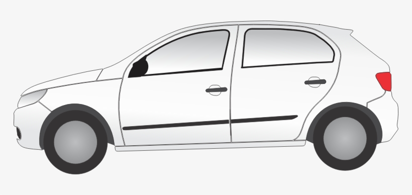 Medium Image - Car Side View Vector, transparent png #975687