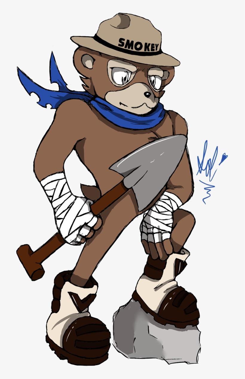 I Drew Smokey For Sonic Forces Before I Knew What Bears - Cartoon, transparent png #975711