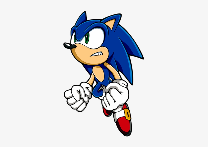 Sonic Jump-500px - Sonic The Hedgehog Jumping, transparent png #975988