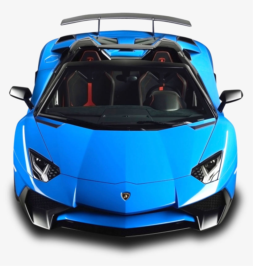 Lamborghini Aventador Clipart Side View - Lamborghini Aventador Sv Roadster Blue, transparent png #976060
