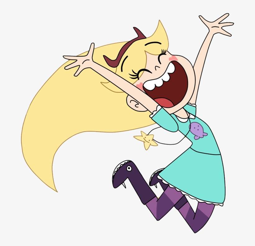 28 Collection Of Star Jumps Clipart - Star Butterfly Cosplay Dress, transparent png #976187