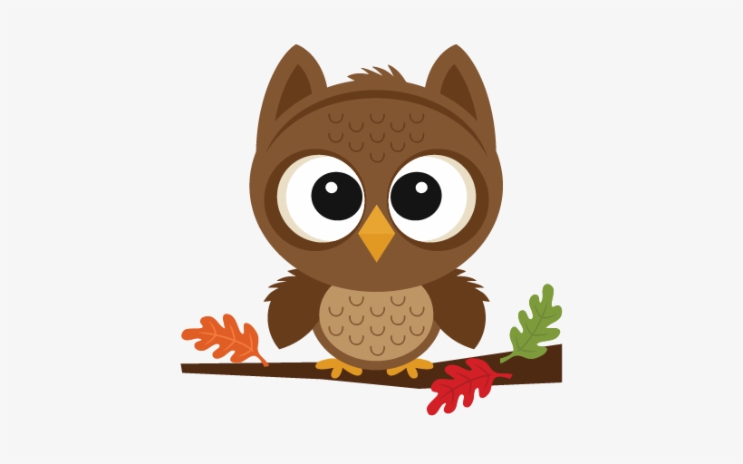 Fall Owl Scrapbook Cut File Cute Clipart Files For - Fall Owl, transparent png #976207