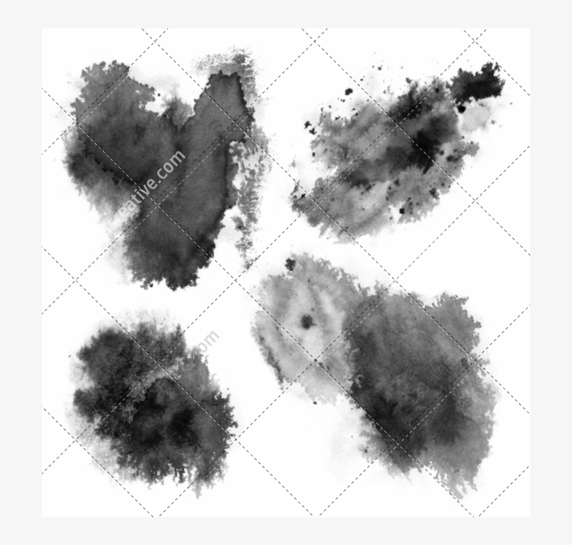 Ink Brushes And Stain Brushes For Photoshop - Drawing, transparent png #976519