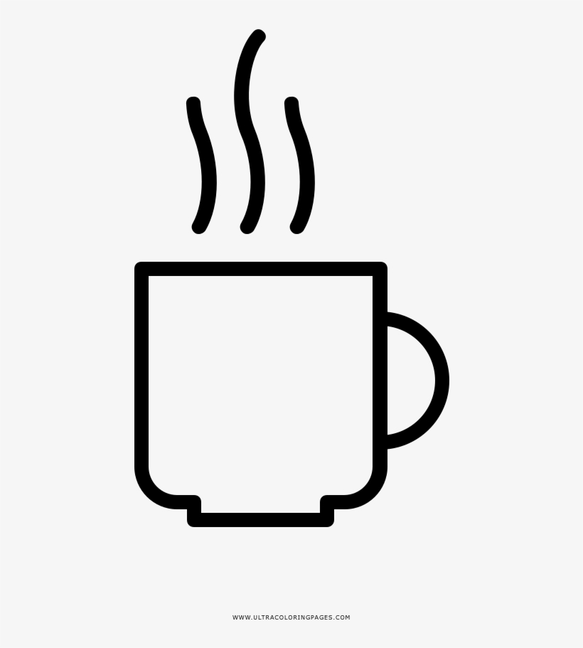 Dibujo De Taza De Café Para Colorear, transparent png #976567