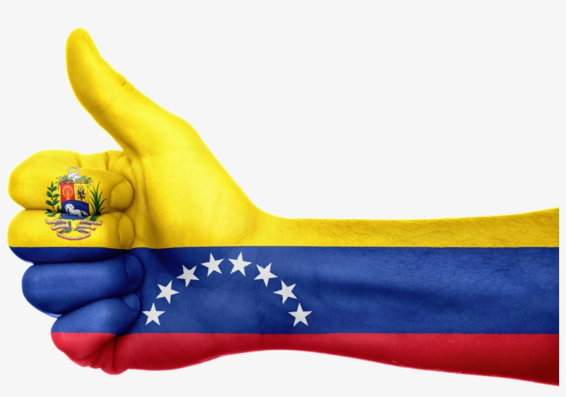 Flags - 3drose Flag Of Venezuela Cropped Thumbs Up Nch (qs, transparent png #976915
