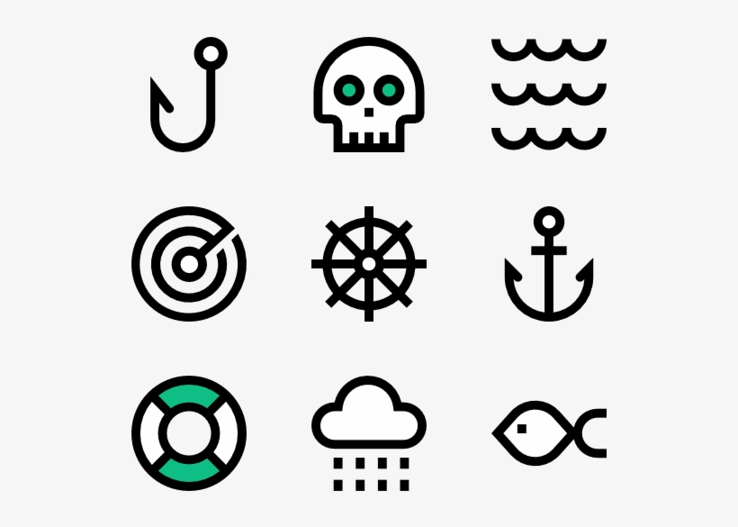 Nautical - Anchor Icon, transparent png #977011