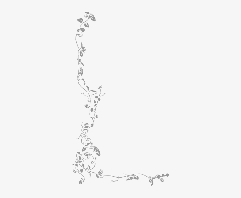 How To Set Use Gray Floral Flourish Clipart, transparent png #977383