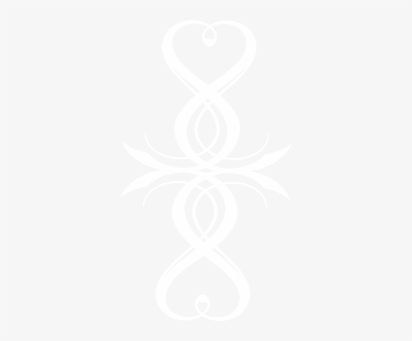 How To Set Use Heart Flourish White Clipart, transparent png #977442